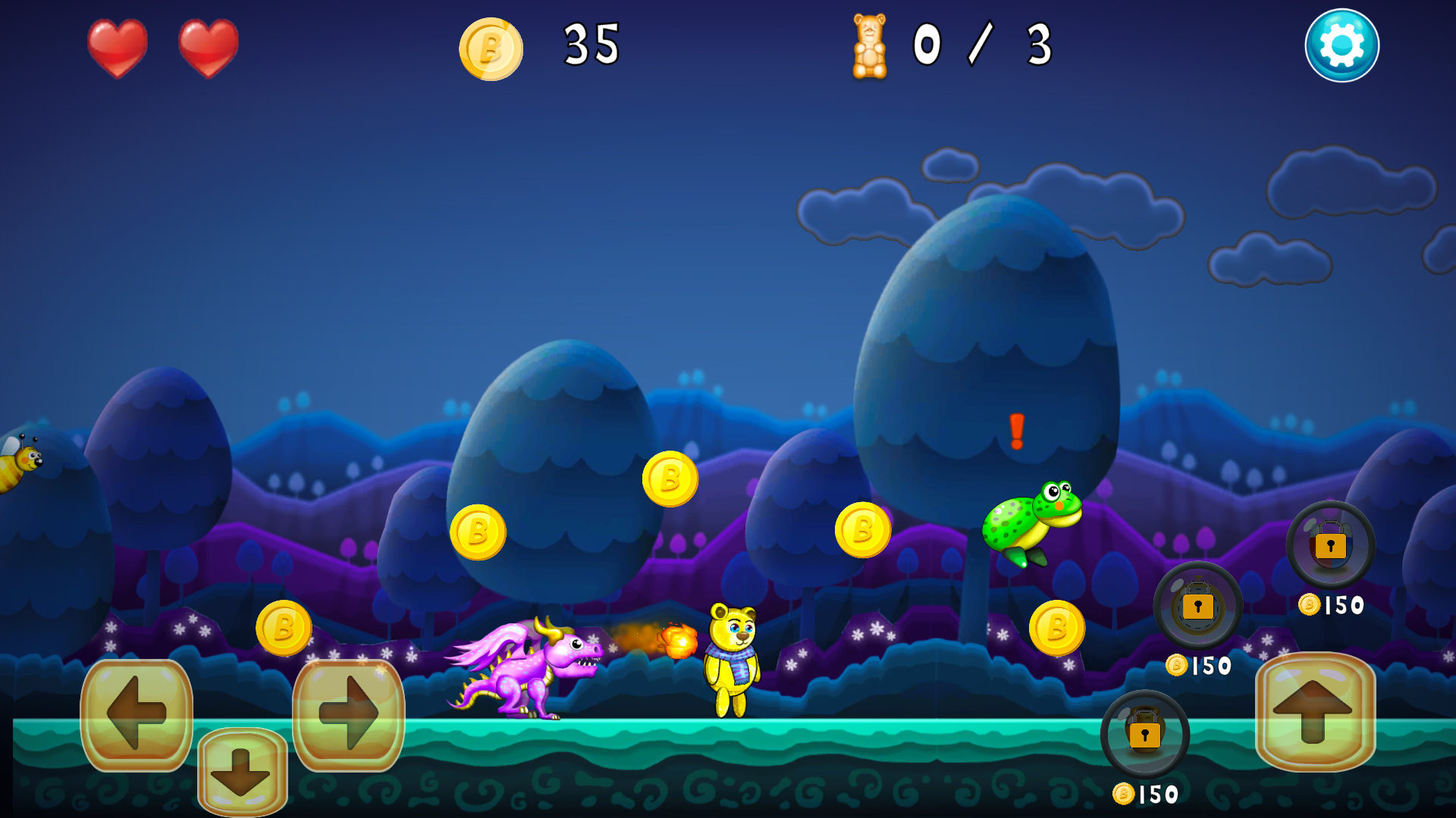 Gummy Bear Rescue - Level Night