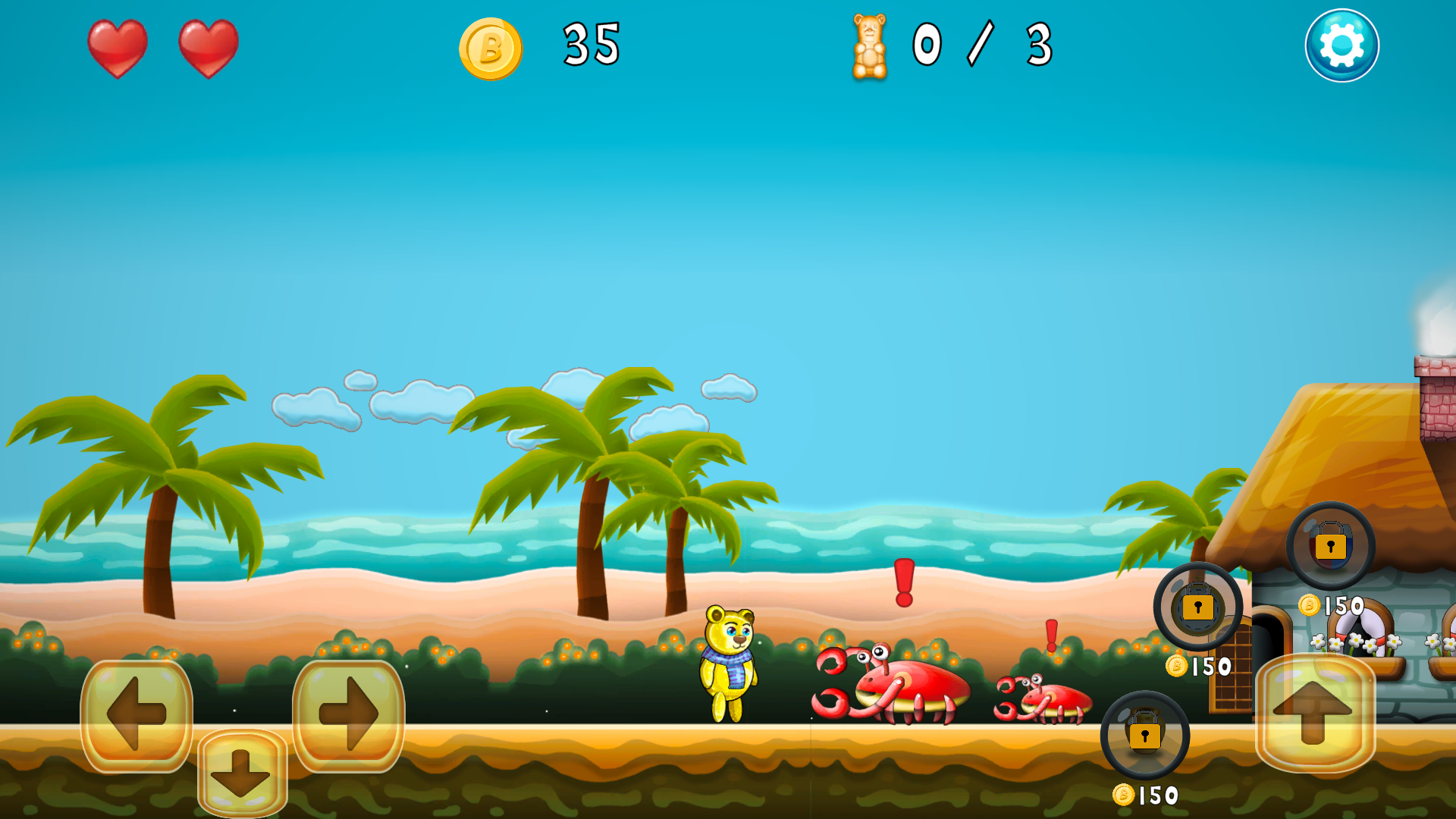 Gummy Bear Rescue - Level Beach